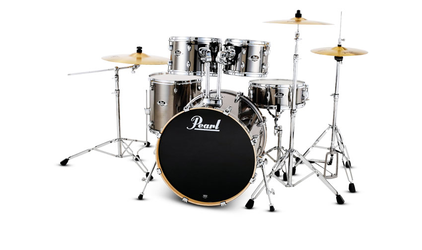 Pearl drumset with sticks